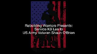 Justin Von Bargen and Service K9 Zeus